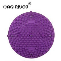 편한 4색 TPE 슈퍼 통증 두꺼운 대형 압력 플레이트 발 자석 마사지 패드, 04 green