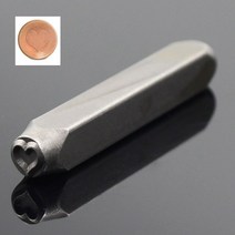 압인기 DIY 조각 크로스 스타 심장 쥬얼리 스탬프 알파벳 로고 스틸 금속 마킹 도구 펀치 죽 가죽 반지 팔, 03 Heart