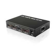 넥스트 NEXT-HD104SP4K HDMI 분배기 1대4 EDID 딥스위치 내장, 선택없음, 선택없음
