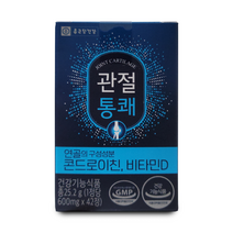 종근당 콘드로이친 관절통쾌 1박스 콘드로이친 가루 분말 캡슐 효능 콘드리친, 42정, 1개
