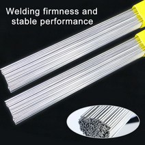 Easy Melt Fux-코어 알루미늄 용접봉 33CM 납땜용 브레이징 와이어 솔더 파우더 필요 없음 저온, 01 1.6mm_02 10pcs