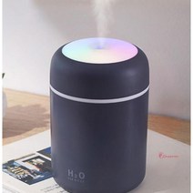 SPRa_무드등가습기 수면등 초음파 간편세척 소형 세척편한 탁상용 초음파식 가정용fgh281, SPRa_레인보우 다큐가습기 화이트