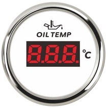 유면계 유량계 범용 오일 온도 게이지 52mm 디지털 + 오일 온도 게이지 센서 방수 자동차 게이지 트럭, 04 Digital WS