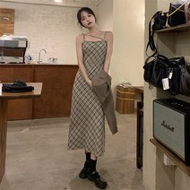 에이라인 원피스 여성의류 클래식 CHIC 프렌치 끈나시 슬립 정장 코트 점프슈트 3569446773