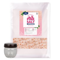 히말라야 핑크솔트 소금 3kg 굵은 중간굵기 대용량 천연암염 가정 식용, 1개