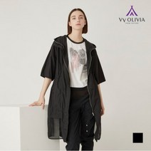 올리비아로렌 메쉬포인트 롱점퍼 VVCCLYM4181
