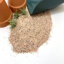 핑크사 핑크모래 가드닝 원예 식물 재료 마감재 장식 놀이터모래 장식 분재용, 1kg