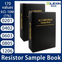 저항 키트 Smd 북 0805 칩 모음 키트 0201 0402 0603 1206 1% FR-07 SMT 170 값 0R-10M 샘플, 1206 170valuesX50pcs