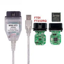 수리 미니 VCI V18.00.008 최신 지원 자동차 년 FTDI FT232RL RQ 칩 OBD SAEJ2534 도요타/렉서스 MINI-VCI, 02 RQ