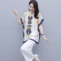 명품라인 실키블라우스 티롤