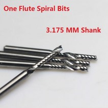 밀링공구 1pc 3.175mm shk 단일 플루트 비트 카바이드 조각 커터 나무 절단 도구 블레이드 밀링 mdf 아크릴 pvc 조각, 1LX3 2517