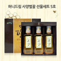 [강원양봉] 허니드림 사양벌꿀 선물세트5호 (500gx3통), 단품, 단품