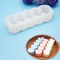 실리콘몰드/5단 하트몰드
