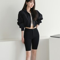 즈본 여자 면스판 5부 반바지 오부 밴딩팬츠 여름바지