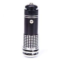 미니 자동차 공기 청정기 12V 신선한 음이온 산소 바 오존 Ionizer 클리너 차량, 02 BK