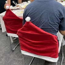 크리스마스의자커버 크리스마스캠핑 식탁의자커버 크리스마스홈파티 크리스마스꾸미기