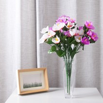 무궁화부쉬 52cm FAGAFT 조화 성묘꽃, 화이트