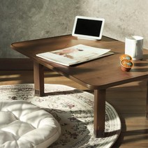 예쁜 교자상 원목 밥상 나무상 전통상 우드미니소반 작은상 엔틱 접이식상 찻상다과상, 색상 티케 좌식 테이블 (소소)