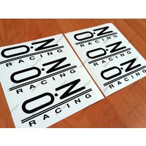 레이싱휠 pc용 게임기용 핸들6x3.5 인치 89 mm 데칼 스티커 OZ 레이싱 합금 휠 스포크 림 자동차 비닐 GT, 한개옵션1, 06 파란