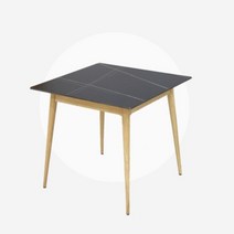 세라믹 상판 2인용 감성 식당 가정용 원목 식탁 (6종) 일자 가구 럭셔리 명품 요즘 긴, 사하라블랙브라운