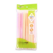 영스타 (set)민자 빨대(50P)10개 유아용 어린이 음료수 커피 슬러시 8W187B56, 1개, 1개