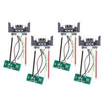 4Pcs DCB200 리튬 이온 배터리 PCB 충전 보호 회로 보드 Dewalt 18V, 단일옵션