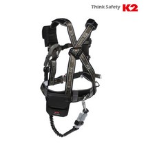 [K2정품] 케이투 상체식 안전벨트 KB-9101(상체식) 엘라스틴싱글 -브라운