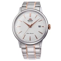 Orient 클래식 오토매틱 실버 다이얼 남성용 시계 RA-AC0004S10A