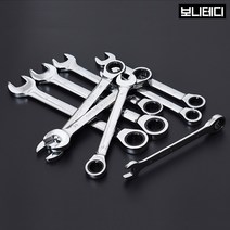 콤비네이션 스패너 깔깔이 일체형 렌치 스패너 P0134, 12mm, 1개