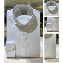 [AK PLAZA] [예작셔츠]남성 긴소매 슬림핏 와이드카라 YJ1FBS106 화이트
