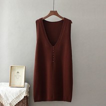 뉴타임즈 봄 가을 여성 레이어드 롱베스트 루즈핏 롱조끼 브이넥롱베스트 정장베스트 하객룩베스트 빅사이즈 e61000