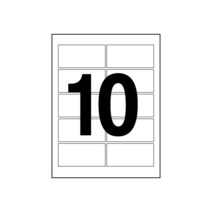 [오피스디포] 오피스라벨(10칸/100매/OfficeDEPOT)