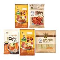 CJ 밀당의고수 매콤새콤 대왕 쫄면 쫄볶이, 04.밀당의고수 쫄면 908.8g 4인분