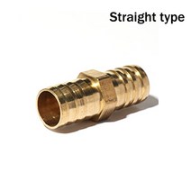 황동 파이프 피팅 2/3/4 웨이 6mm 8mm 10mm 12mm 16mm 19mm 호스 구리 파고다 물 튜브 가스/물, 05 Straight type, 01 OD 6MM