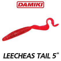다미끼 리치테일 5인치 우럭웜 광어웜 루어 소프트베이트, 438 HOT PINK