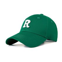 다이뽀 베이직 R 자수 볼캡 모자