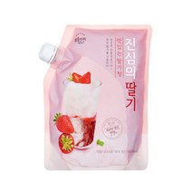 복음자리 진심의 딸기청 딸기라떼 과일청 1kg, 5개