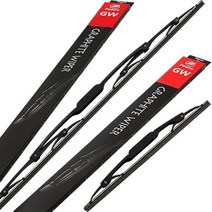 [왼쪽 및 오른쪽 세트] 흑연 와이퍼 블레이드 미쓰비시 혼다 닛산 (Ek Wagon That Z Life Otti) Fesco, One Color, Front Set Graphite /