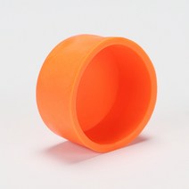 파이프 캡 형광 주황색 48mm 비계파이프용 100개