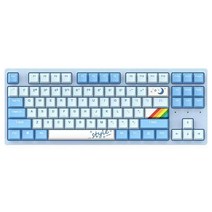 A87pro RGB 인체공학적 무선 기계식 키보드 축교환, 상세이페이지 참고, 상세이페이지 참고, A87 싱글모드 퍼플 골드 버전 퍼플골드샤프트