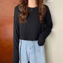 숏타입 스파이스걸 개성있는디자인 지퍼 긴팔 소매 티셔츠 크롭가디건