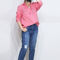 [MYLABU] 반오픈 린넨 셔츠 여자 여성 블라우스 티셔츠 데일리 오피스 데이트 브이넥 리넨