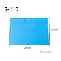 정전기방지매트 정전기방지 정전기방지패드 새로운 단열 실리콘 납땜 패드 매트 S-170 S-160 S-150 S-140