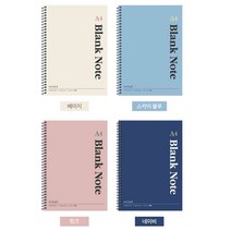 아이비스 무선 연습장 A4 SP11635, 네이비, 5개