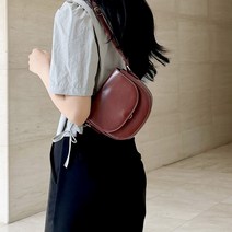 엔바엘 바우드라운드 여성용 숄더백 라운드백 미니백