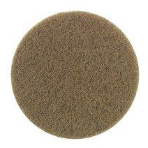 원형수세미(찍찍이)VELCRO/2~7인치/갈색#120번거칠기/공업용수세미/수세미흡진환/3인치/4인치/5인치, 3