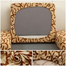 리클라이너쇼파커버 덮개 패드 소파 천갈이 4인용 거실용 프린트 쿠션 스판덱스 탄성 가구 L 모양 코너 안락 의자 슬립 커버, 1.A - Normal 사이즈 (S)-1pc