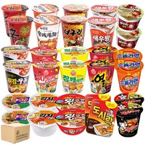 컵라면 15종 30개입 (육사발2+김치육사발2+신2+안성2+범벅2+튀김2+새우2+너구리2+진매2+참깨2+열2+불닭2+삼양2+도시락2+미니왕2), 1개
