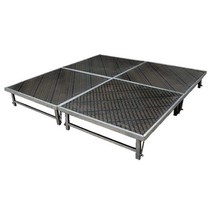 무대단상 낮은 접이식 행사장 웨딩 간이 조립식 공연, 1 x 1.28m (리프팅 모델)