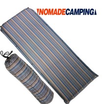 1인용 스트라이프 푹신한 바닥 에어매트 나들이 캠핑